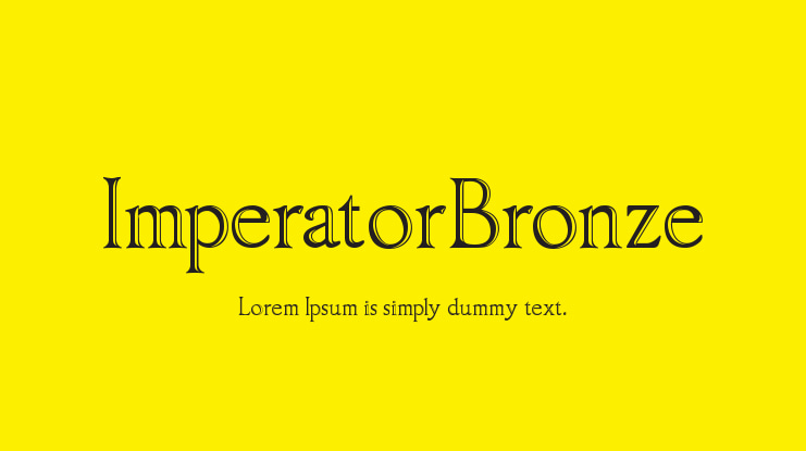 ImperatorBronze Font
