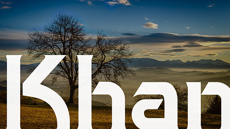 Khan Font