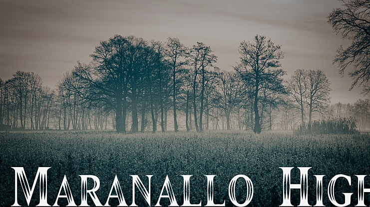 Maranallo High Font