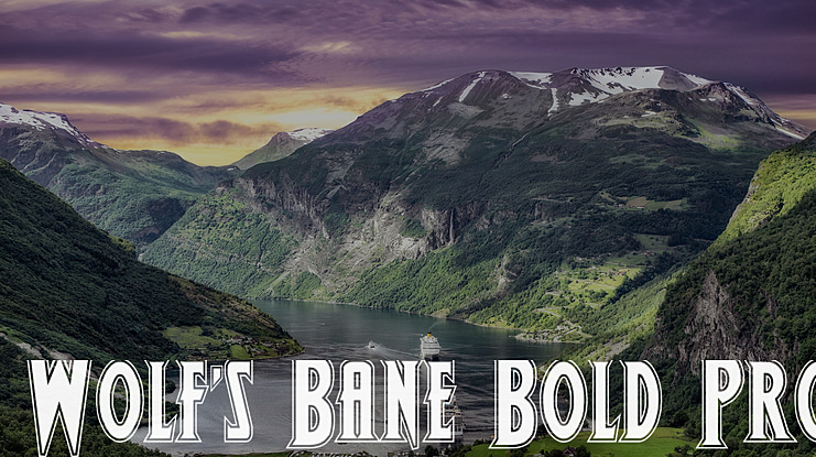 Wolf's Bane  Pro Font