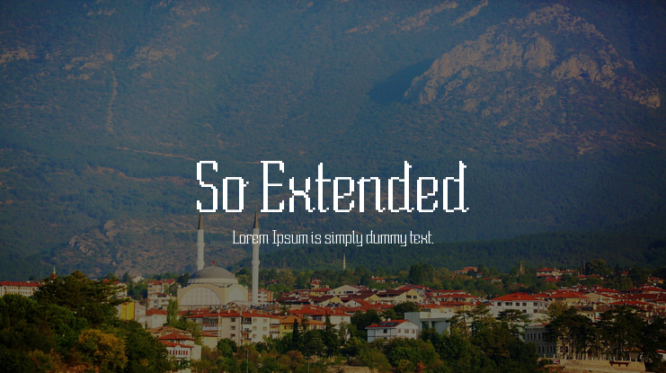 So Extended Font
