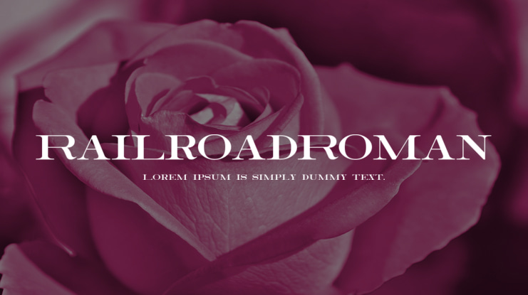 RailroadRoman Font