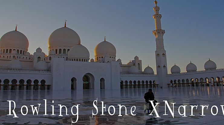 Rowling Stone XNarrow Font