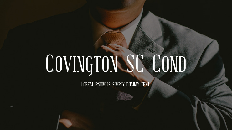 Covington SC Cond Font