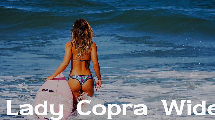 Lady Copra Wide Font