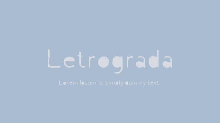 Letrograda Font