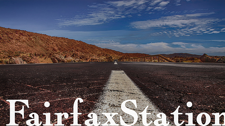 FairfaxStation Font