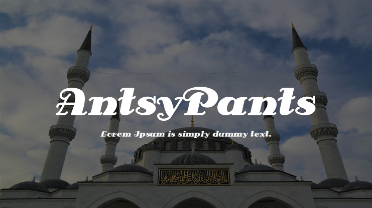 AntsyPants Font