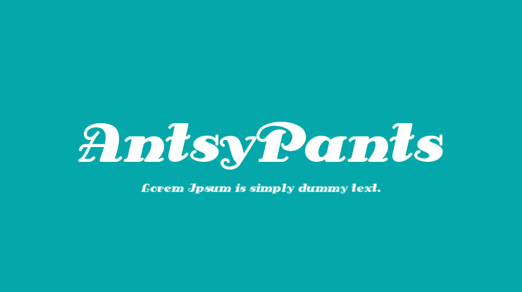 AntsyPants Font