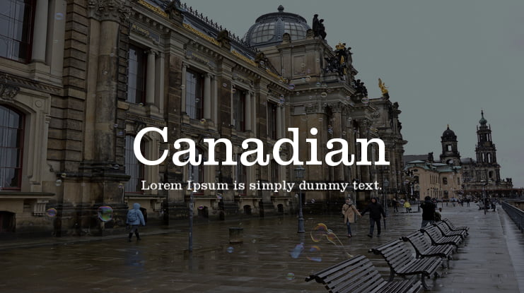 Canadian Font