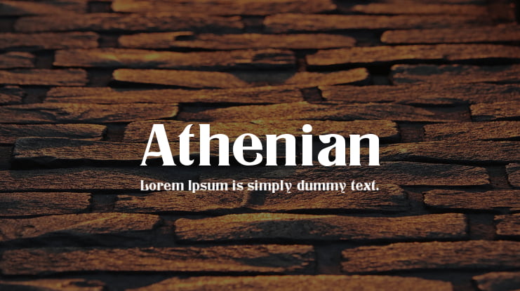 Athenian Font