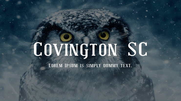 Covington SC Font Family