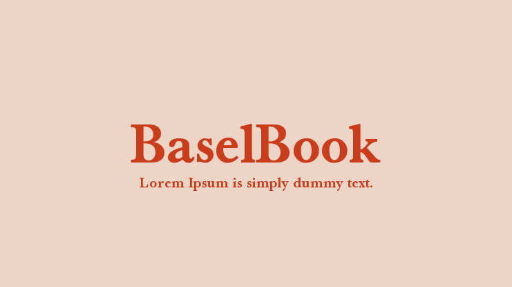 BaselBook Font