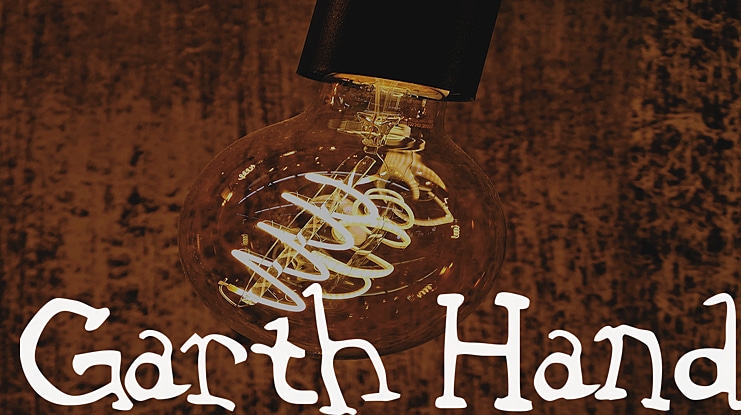 Garth Hand Font