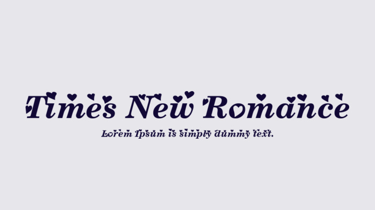 Times New Romance Font