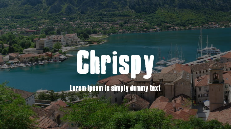 Chrispy Font