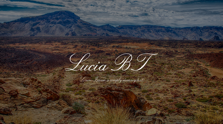 Lucia BT Font