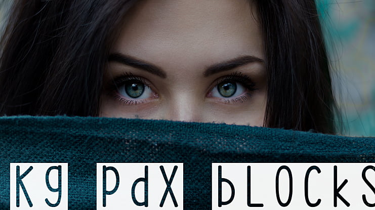 KG PDX Blocks Font