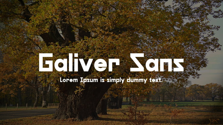 Galiver Sans Font Family