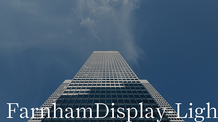 FarnhamDisplay- Font