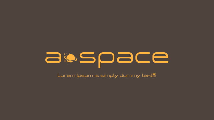 a•space Font Family