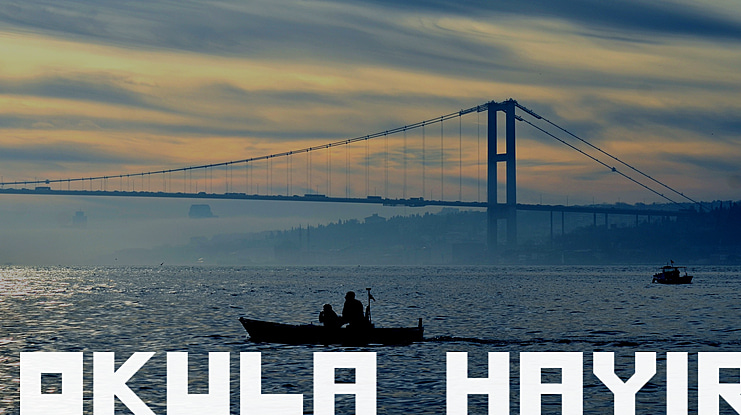 OKULA HAYIR Font