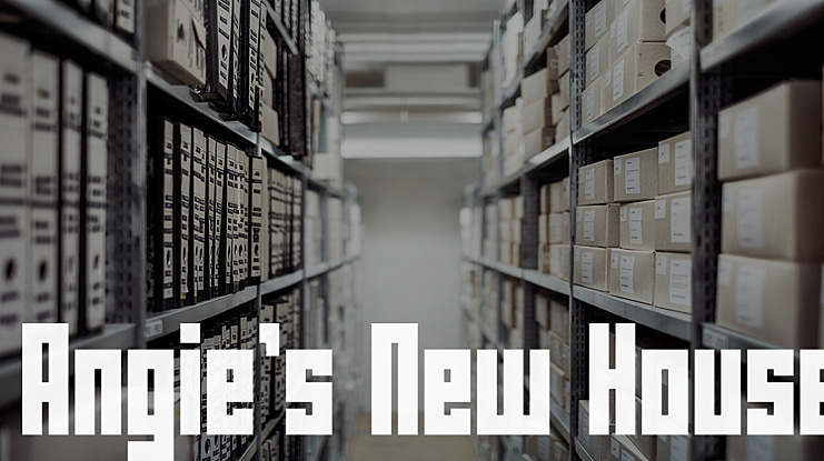 Angie's New House Font
