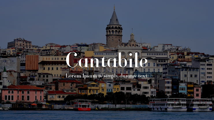 Cantabile Font
