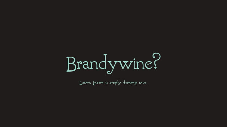 Brandywine™ Font