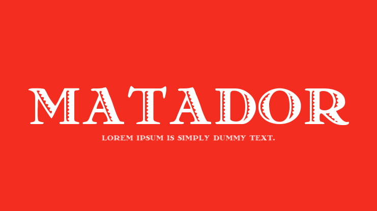 Matador Font