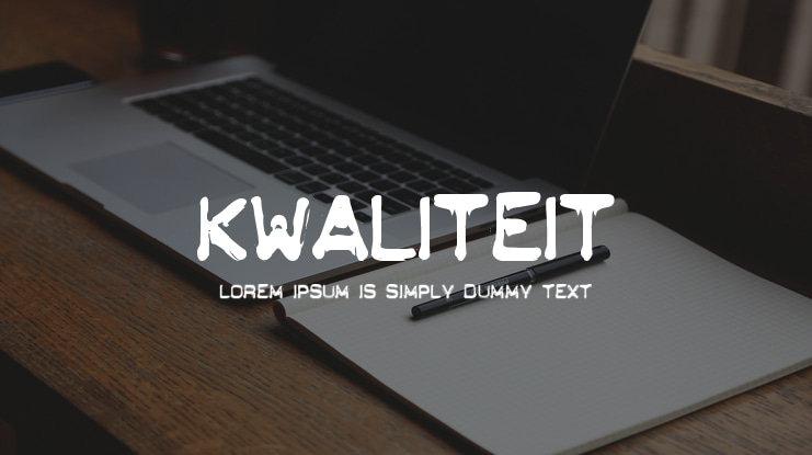 Kwaliteit Font