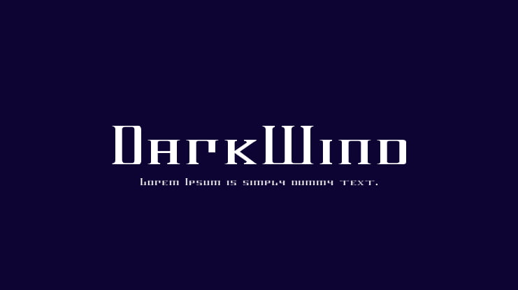 DarkWind Font