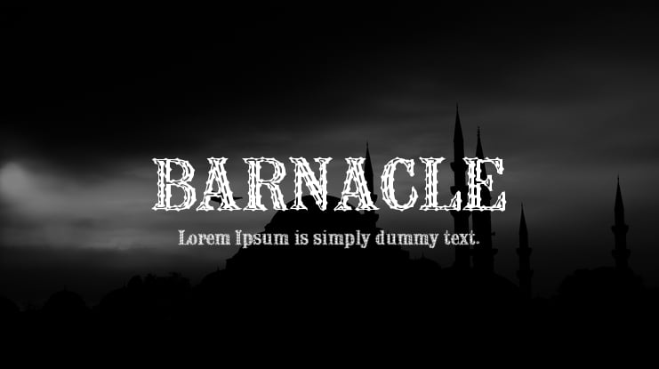 BARNACLE Font