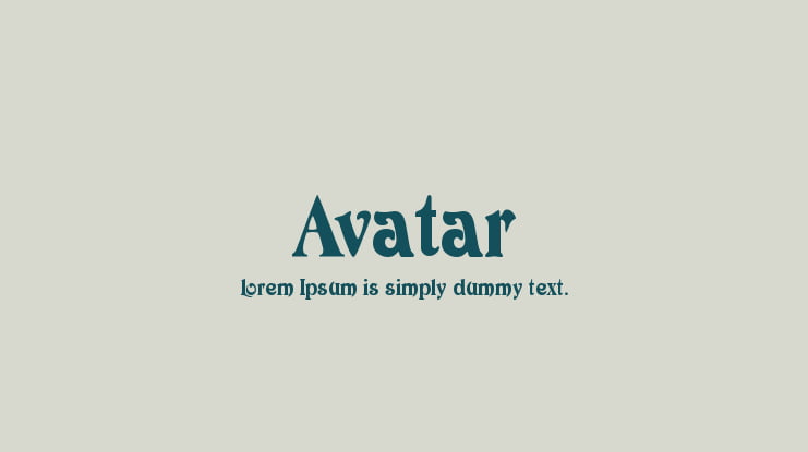 Avatar Font