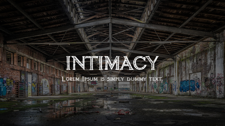 intimacy Font
