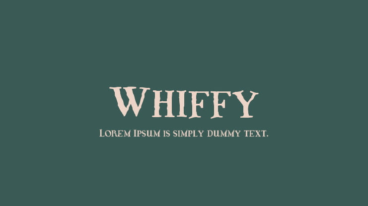 Whiffy Font
