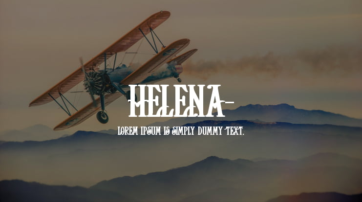 Helena- Font Family