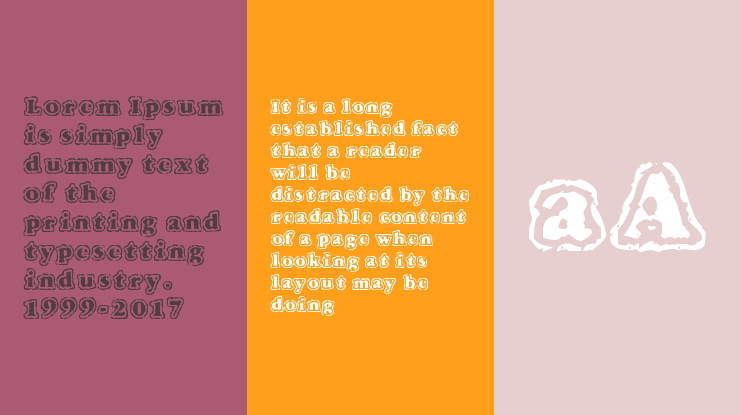 VTC Fuzzy Punky Slippers Font