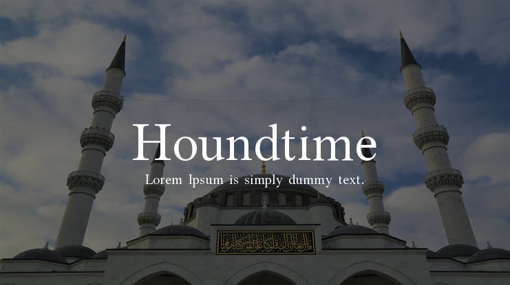 Houndtime Font