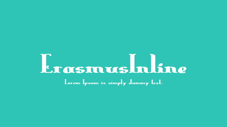 ErasmusInline Font Family