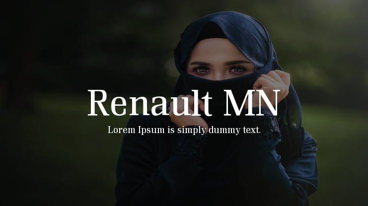 Renault MN Font
