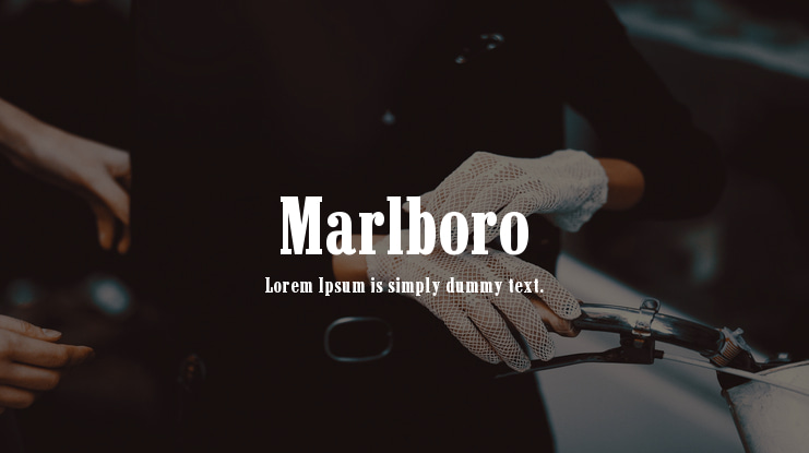 Marlboro Font