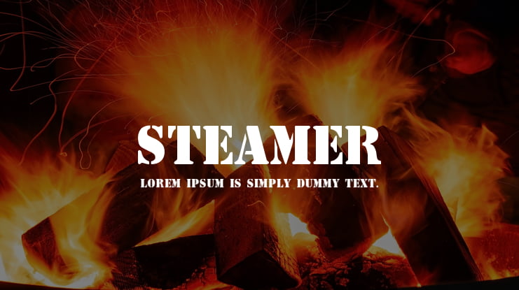 Steamer Font