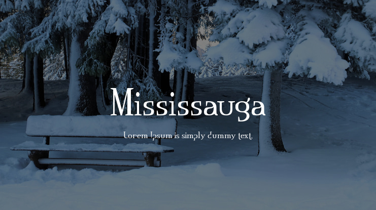 Mississauga Font