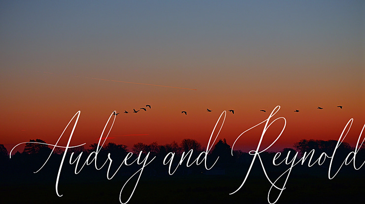 Audrey and Reynold Font