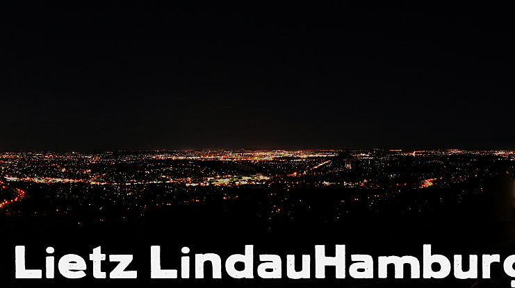 Lietz Lindau Hamburg Font