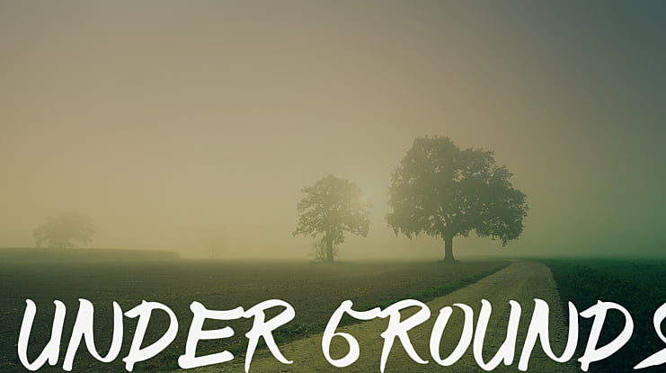 UNDER GROUNDS Font