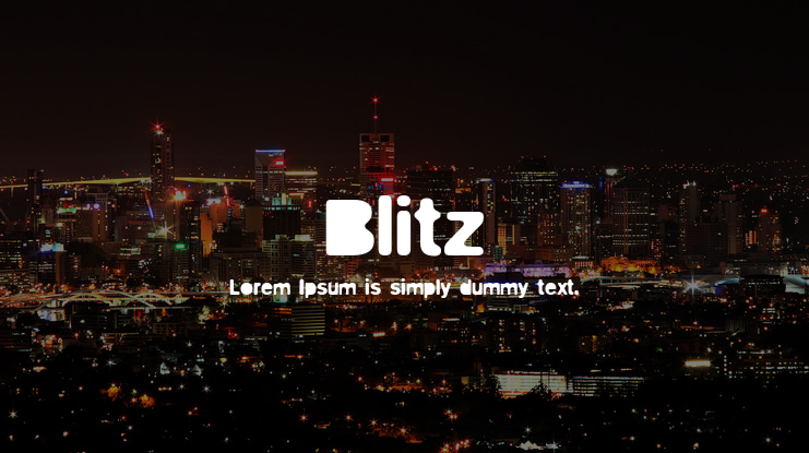 Blitz Font