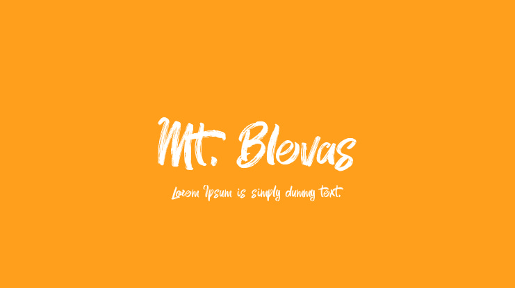 Mt. Blevas Font