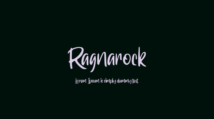 Ragnarock Font